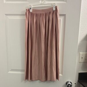 Topshop Mauve A-Line Skirt